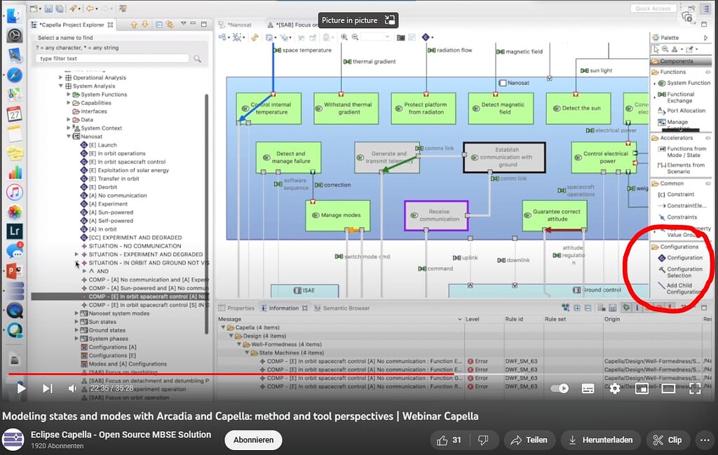 VPMS AddOn: Configurations not in Palette - Add-ons - Eclipse Capella Forum