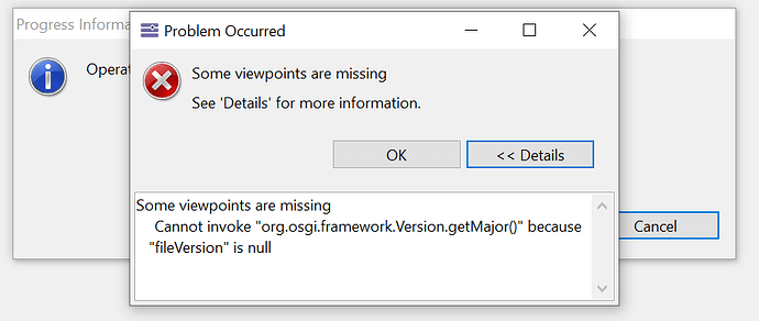 Error message while migrating to 6.1