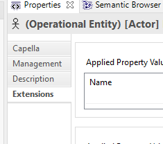 Property View from Project Explorer